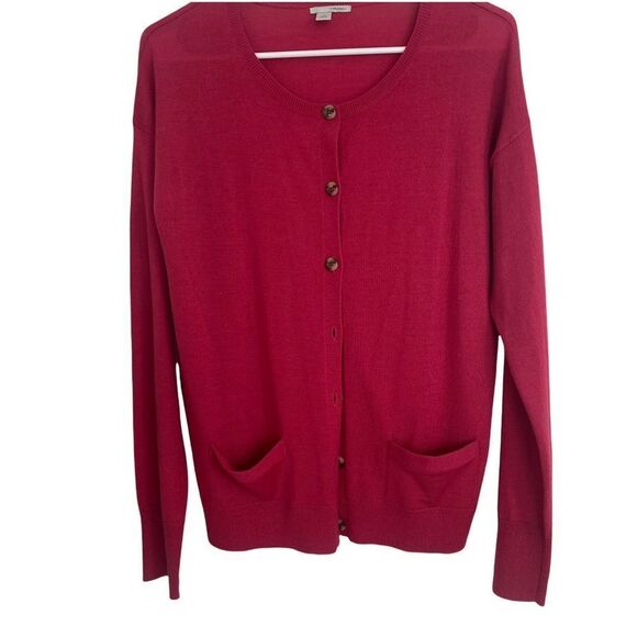 Halogen Pink Button Down Cardigan Sz L - Picture 1 of 9